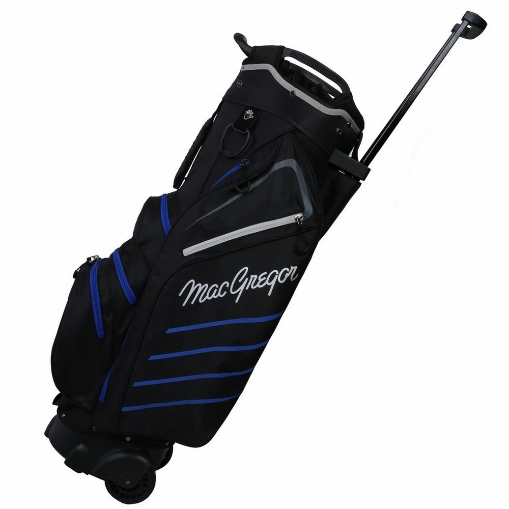MacGregor Golf VIP Cart Bag With Built In Wheels / Handle, 14 Way Divider - Image 7