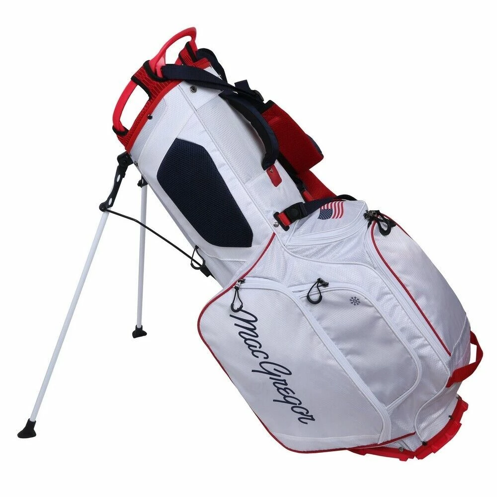 MacGregor Golf Deluxe 14-Way Stand Bag, USA Stars And Stripes Flag - Image 2