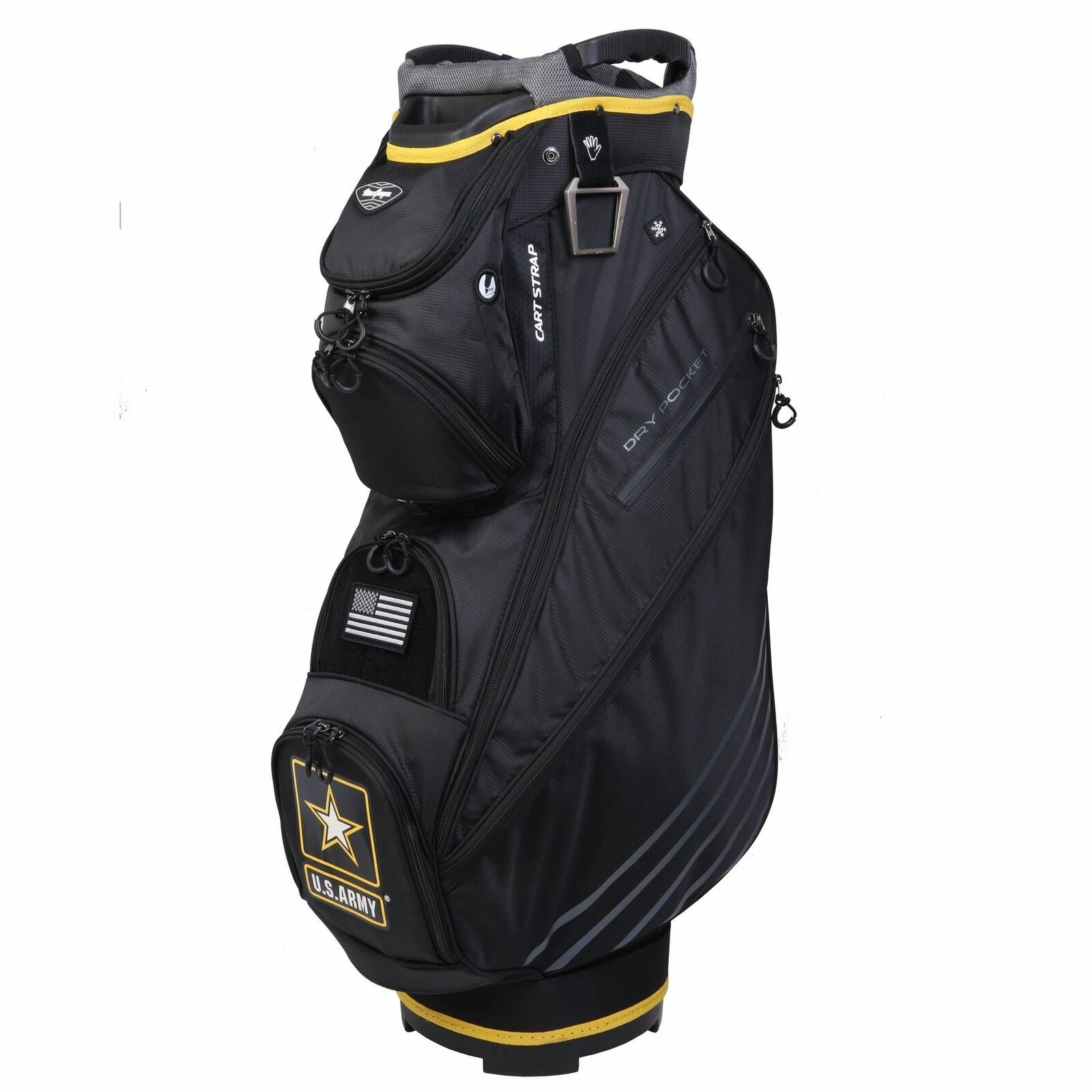 US Army By MacGregor Golf Deluxe 14-Way Cart Bag, Black - Image 2