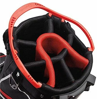 TAYLORMADE PRO 8.0 STAND BAG BLACK/WHITE/RED - Image 2