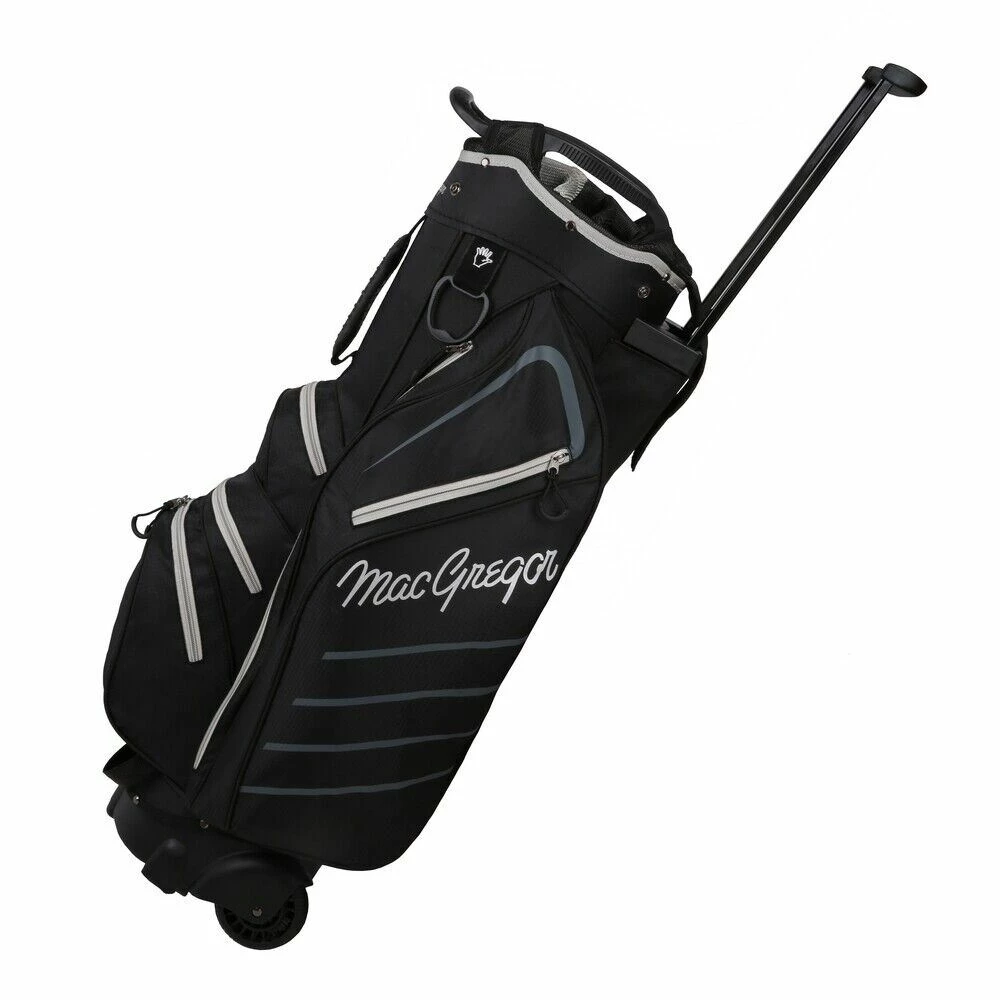 MacGregor Golf VIP Cart Bag With Built In Wheels / Handle, 14 Way Divider