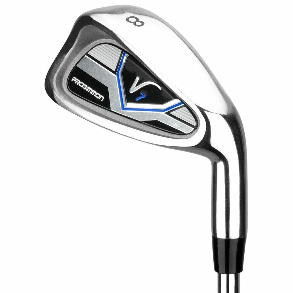 Prosimmon Golf V7 Iron Set (Steel Shafts) + Hybrid (Graphite), Mens Right Hand - Image 4