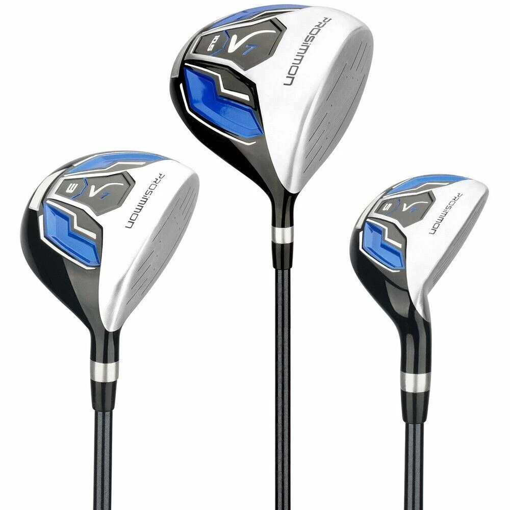 Prosimmon Golf V7 Wood Set, Driver, Fairway And Hybrid, Mens Left Hand