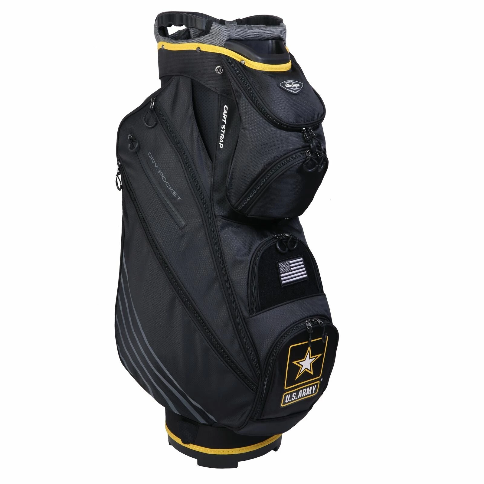US Army By MacGregor Golf Deluxe 14-Way Cart Bag, Black