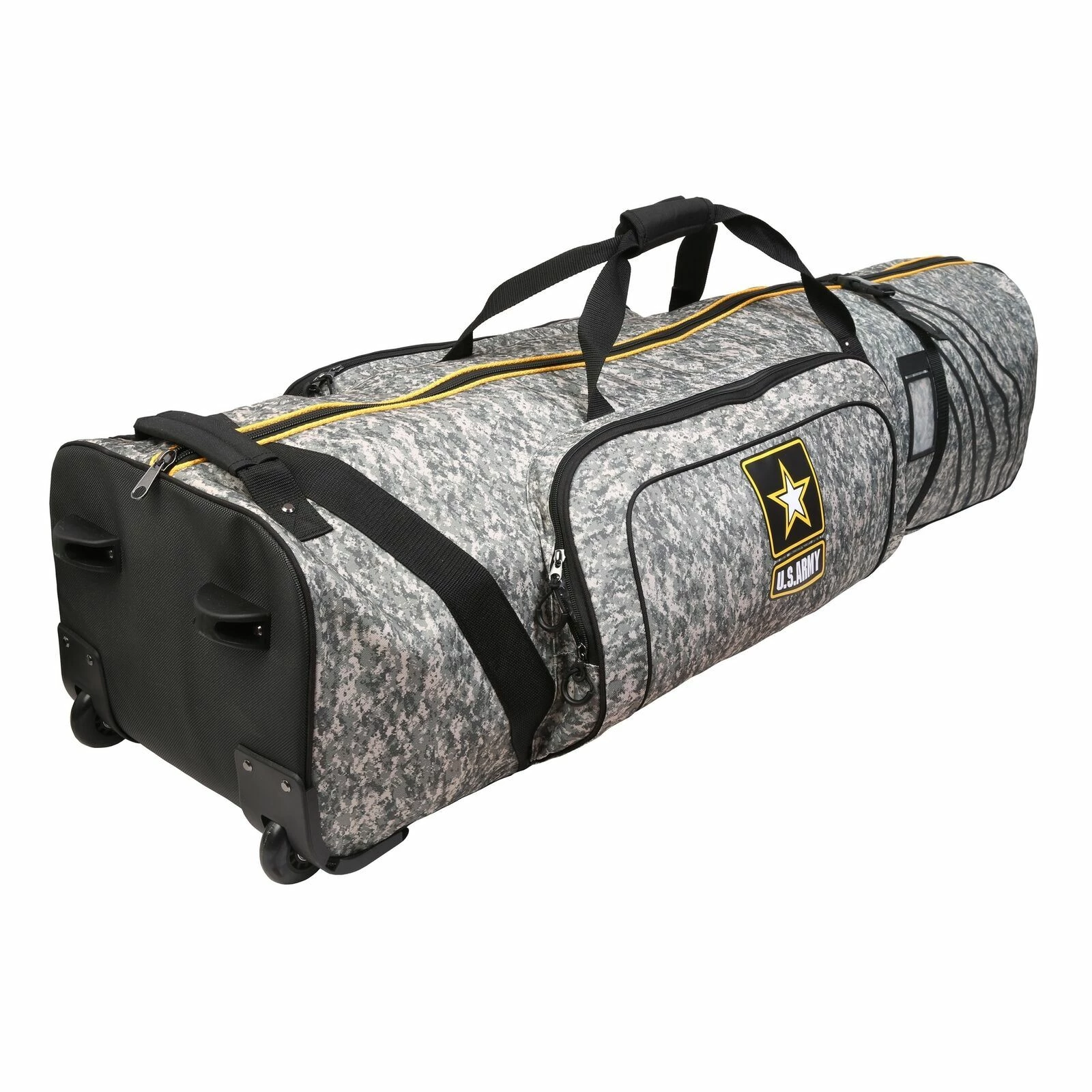 US Army By MacGregor Golf Wheeled Padded Golf Clubs Travel Cover, Camo - Image 2