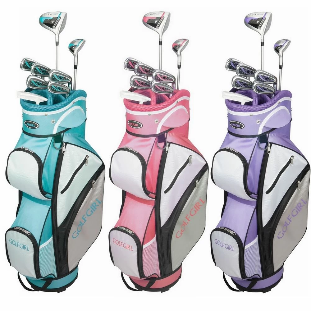 GolfGirl FWS3 Ladies Petite Golf Clubs Set With Cart Bag, All Graphite, Right Hand