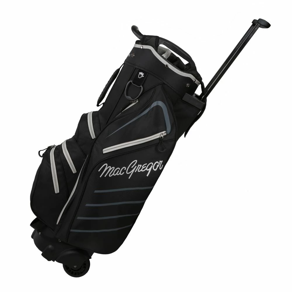 MacGregor Golf VIP Cart Bag With Built In Wheels / Handle, 14 Way Divider - Image 5