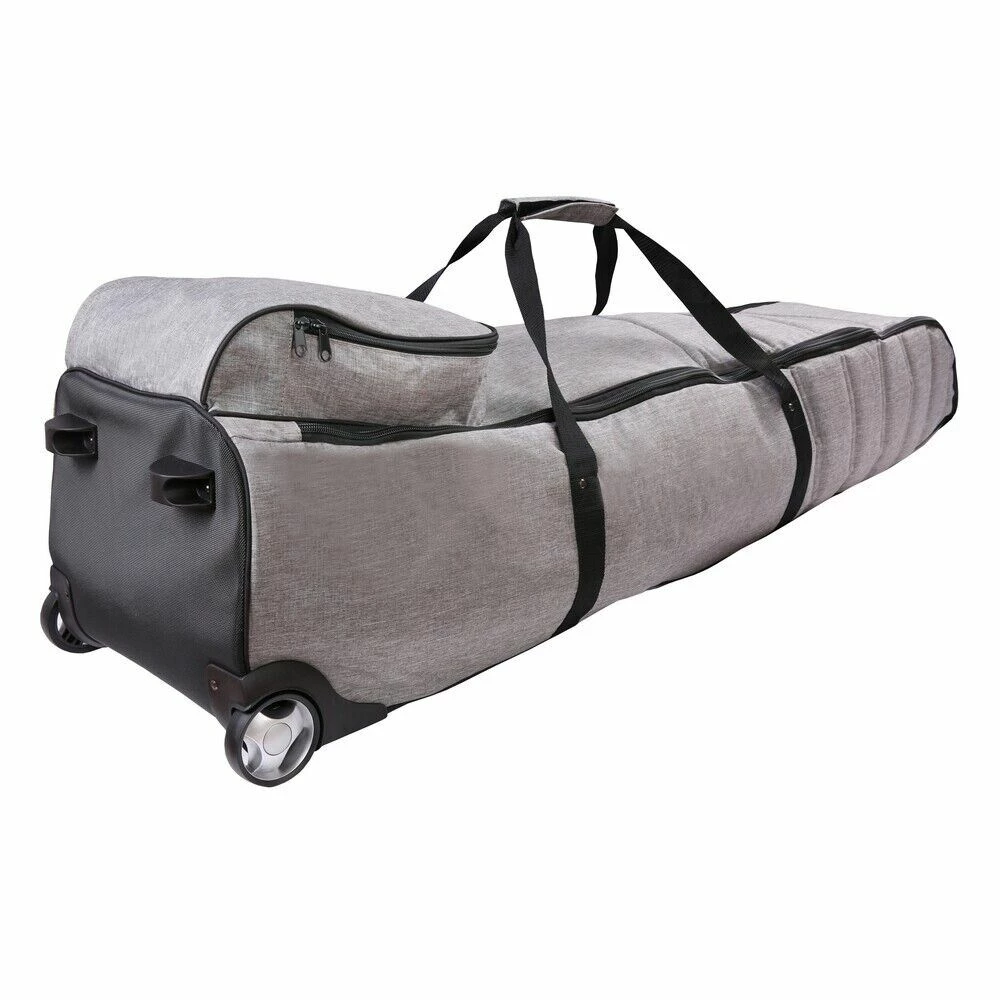 MacGregor Golf Deluxe Padded Travel Cover With Wheels, Heather Grey - Image 4