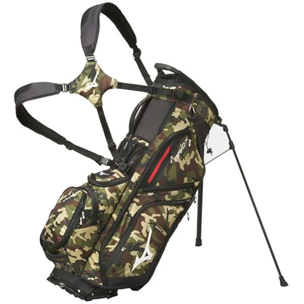 Mizuno BR-DX Stand Bag Camo - Black