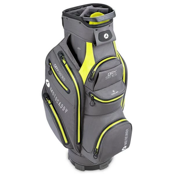 Motocaddy 23 Dry Series Cart Bag Charcoal - Lime - Image 2