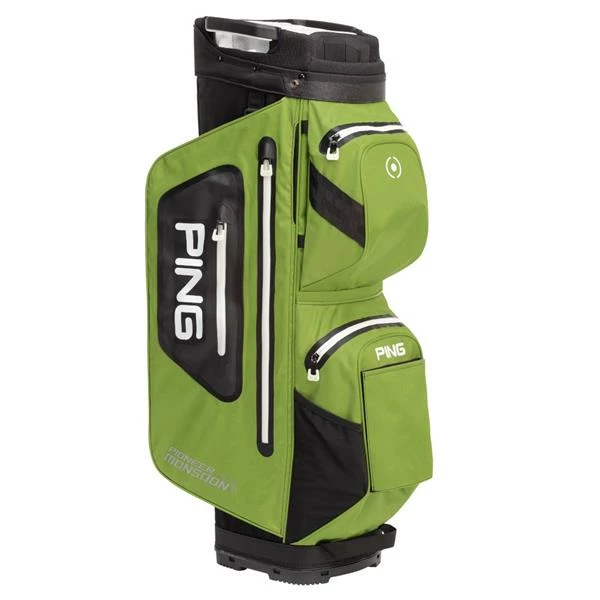 Ping Pioneer Monsoon 201 Cart Bag Olive Black