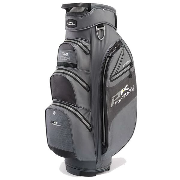 PowaKaddy Dri-Tech Cart Bag Gunmetal Black 22