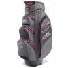 PowaKaddy Dri-Tech Cart Bag Gunmetal Hot Pink 22