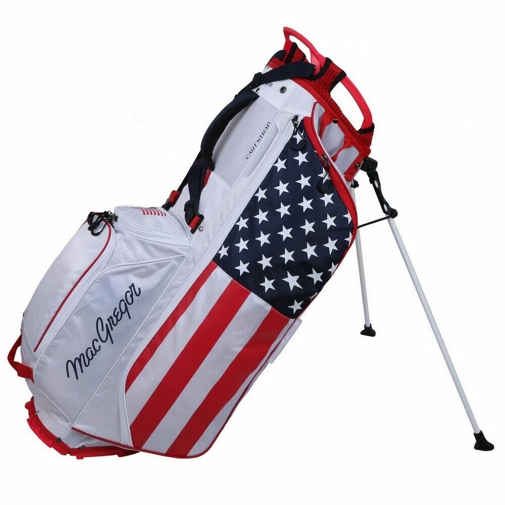 MacGregor Golf Deluxe 14-Way Stand Bag, USA Stars And Stripes Flag - Image 3