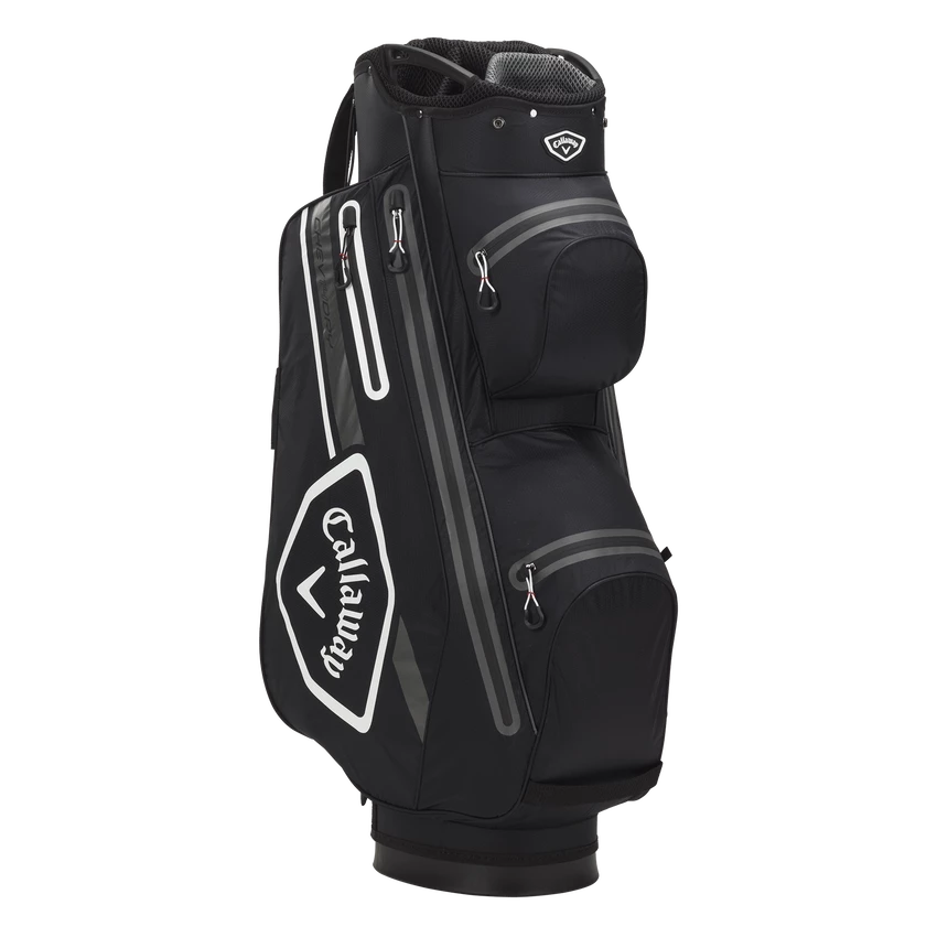 Callaway Chev Dry 14 Golf Cart Bag - Black/Charcoal/White - Image 2