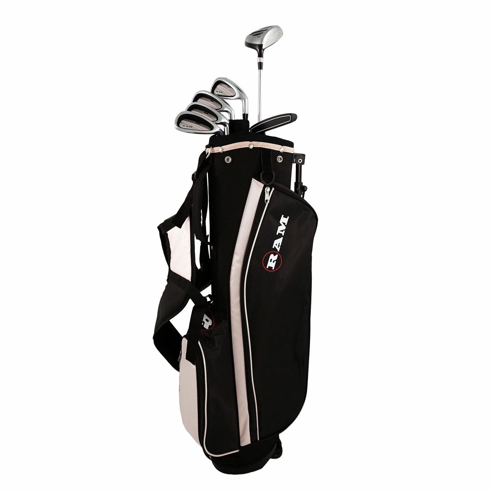 Ram Golf SGS Ladies Right Hand Golf Clubs Starter Set W/ Stand Bag -Steel Shafts