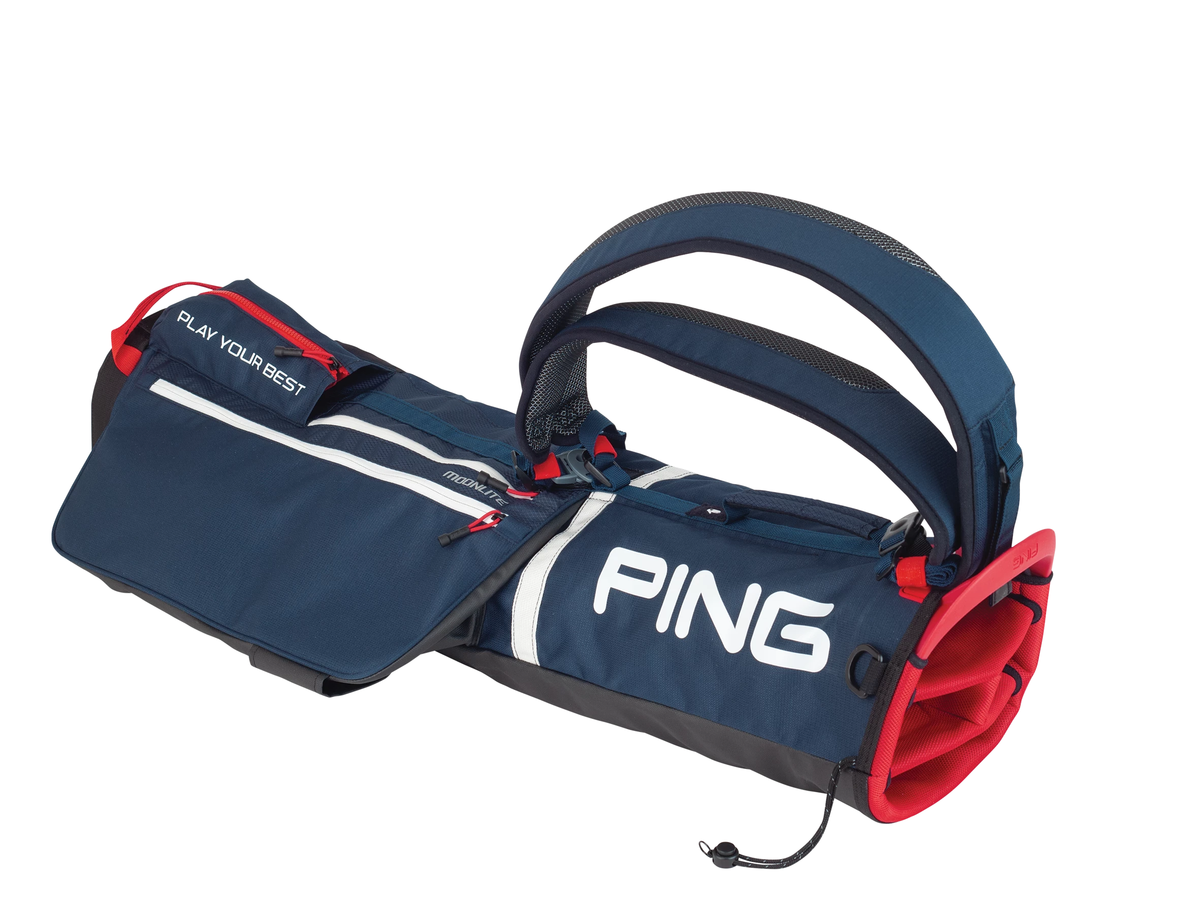 Ping Moonlite 201 Carry Bag Navy/White/Scarlet
