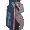 Ping Traverse 2020 Cart Bag Heather Grey/Navy/Scarlet